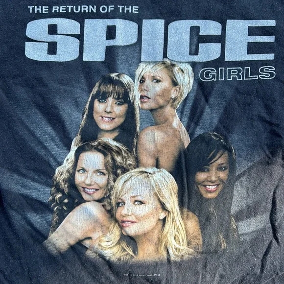 Vintage return of the Spice Girls tour t-shirt - Picture 2 of 3